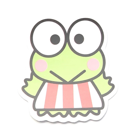 Sanrio Accessories Keroppi Vinyl Sticker Poshmark
